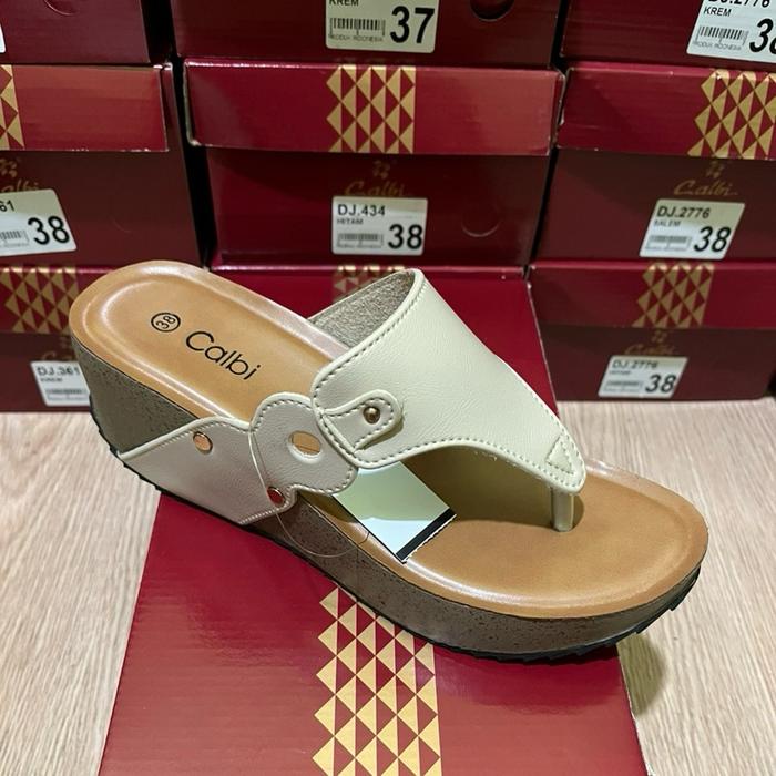 Dj.297 Calbi 100% Original Tinggi 5Cm Sandal Wanita
