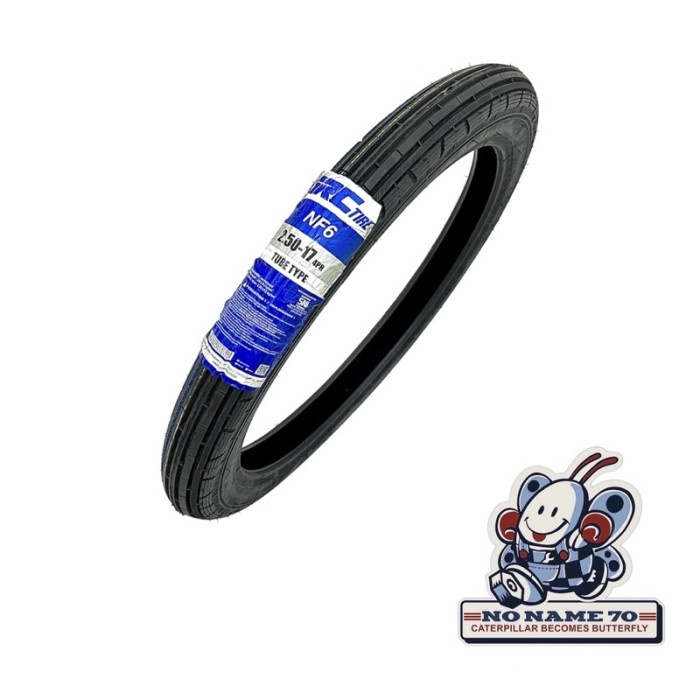 BAN LUAR MODEL SALUR IRC NF6 NF 6 2.50-17 BAN KLASIK INOUE TUBETYPE