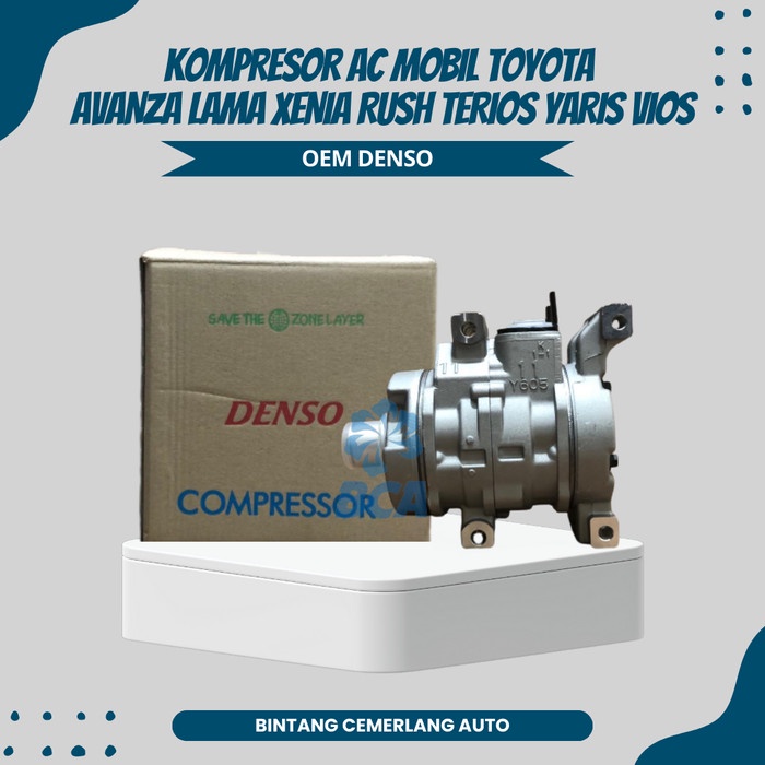 Compressor Kompresor Ac Mobil Toyota Avanza Lama Denso Cool Gear