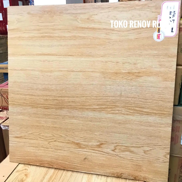 PROMO Granit 60x60 motif kayu (kasar)/ granit lantai kamar mandi wood