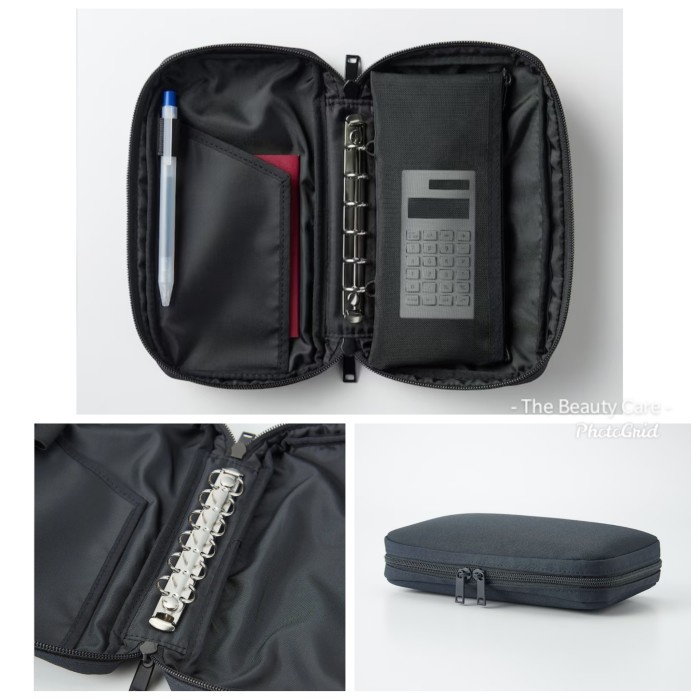 HOT SALE Muji Japan Passport Case with mesh pouch Travel currency dompet bon