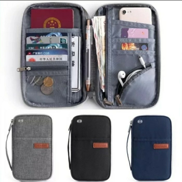 Lucia Korean RFID Passport Holder / RFID Passport Wallet 2 Ukuran