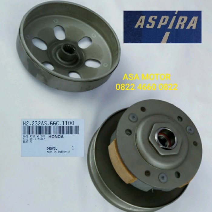 Paket Puli Belakang Lengkap Aspira Untuk Motor Honda Beat Fi