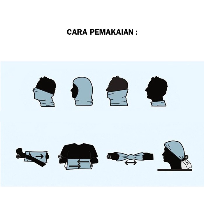 [tsb] - Masker Polar Thermal Multifungsi Bandana Beanie Hat untuk Musim Dingin