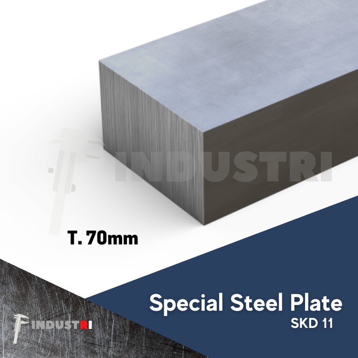 Plat Baja SKD11 70mm AISI D2 Baja 2379 harga per cm2