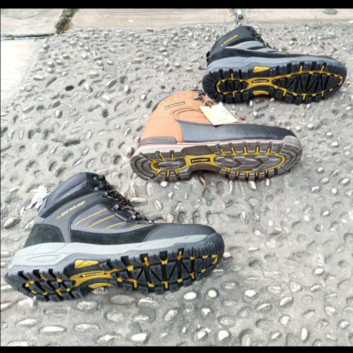 sepatu safety shoes Dunlop boots original delaware honey