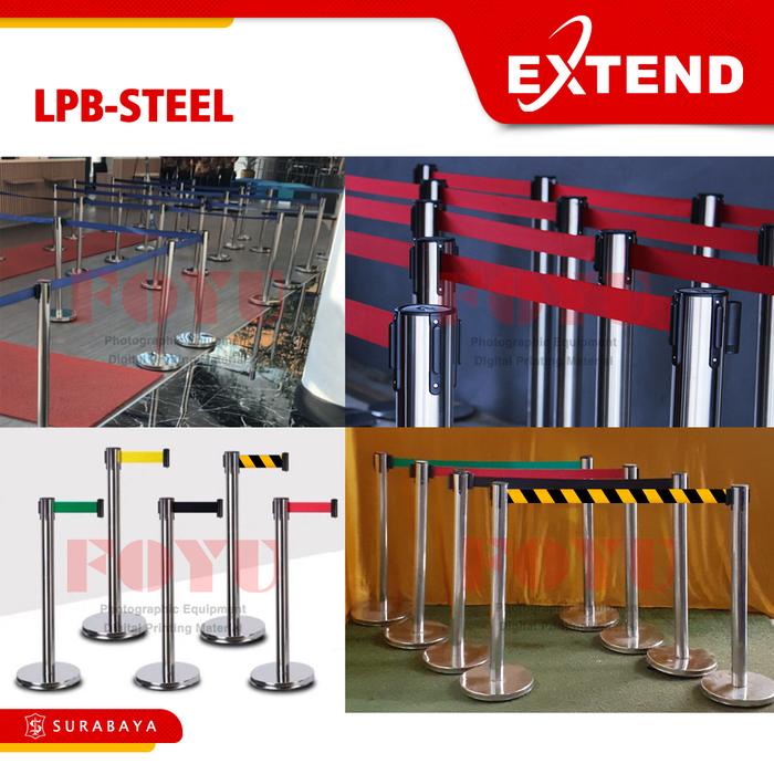 

Kualitas Terjamin Tiang Pembatas Antrian Antrean Queue Line Pole Railing Stand 2 3 Meter Extend