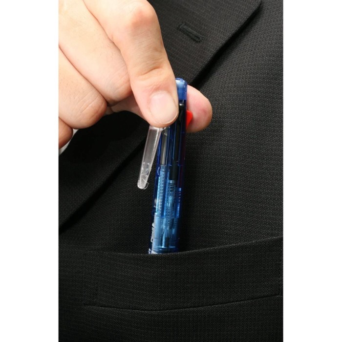 

Ready Zebra Clip-On Multi 1000 0.7 Mm 4 Color Ballpoint Pen + Pencil