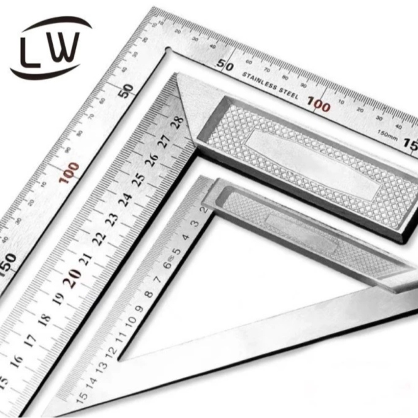 

PENGGARIS SIKU BESI TUKANG / TRIANGLE RULER - 150mm MURAH