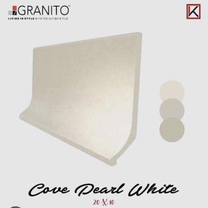 HOSPITAL PLINT GRANITO COVE PEARL WHITE 10x20 [FREE ONGKIR]
