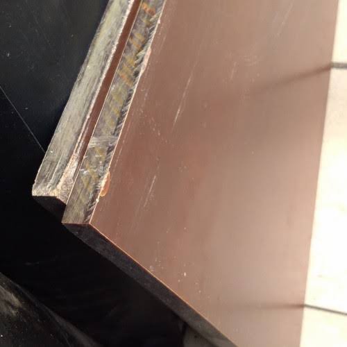 Ebonit Lembaran 15mm x 105mm x 185mm - Ebonit Sheet