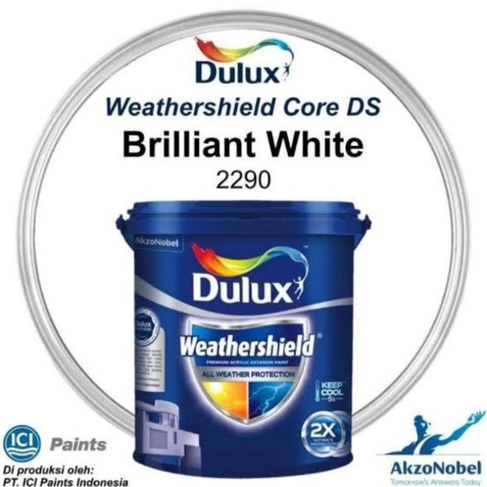 dulux weathershield brilliant white 20 liter