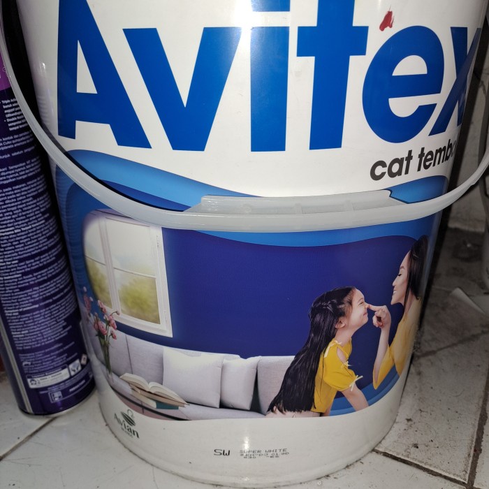 Avitex cat tembok Super White SW 25kg