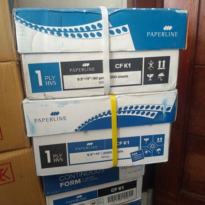 

Barang Terlaris Kertas Continuous Form 1 Ply 9 1/2 X 11, Isi 2000 Shet Cod