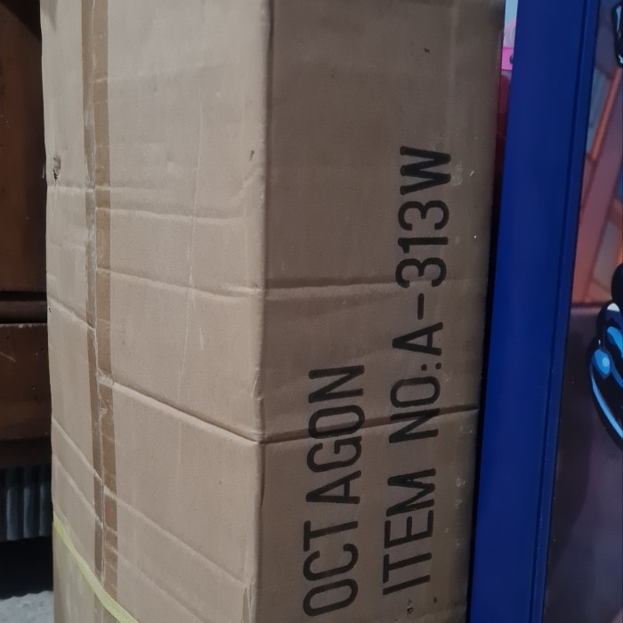 Ready Stock Kandang Besi Kotak Octagon 313 Putih 1 Dus Packing Aman