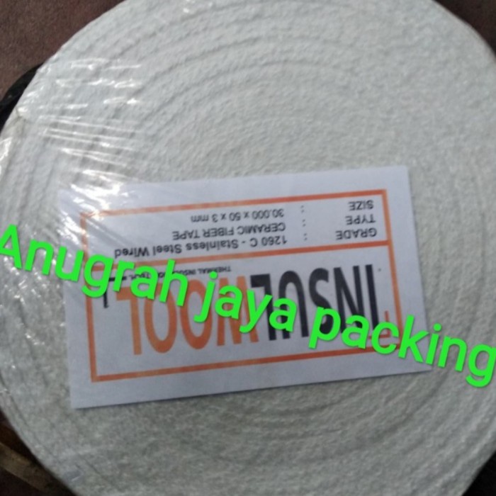 

ceramic fiber tape uk. 2mm x 50mm x 30mtr