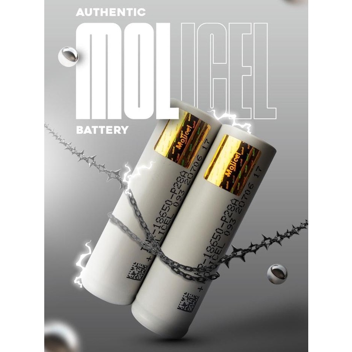 READY STOK MOLICEL P28A 18650 2800MAH 35A BATTERY AUTHENTIC MOLICEL READYY