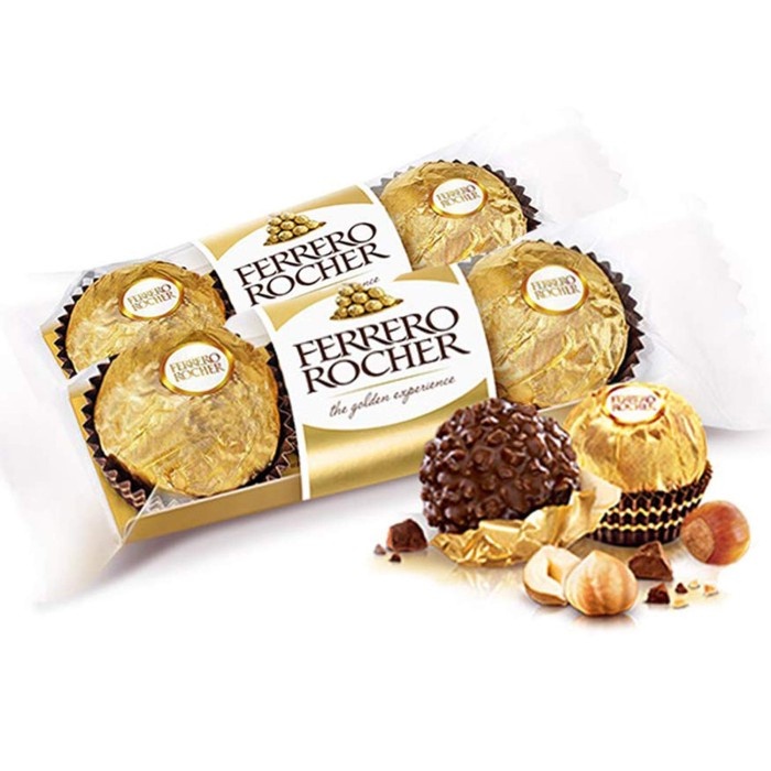 

Ferrero Rocher Chocolate T-3 / Cokelat Import 37.5 Gr