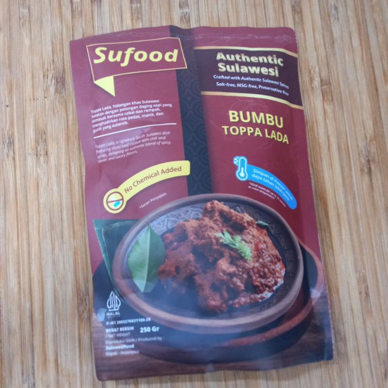 

Sulawesifood Sufood - Bumbu Toppa Lada 250gr