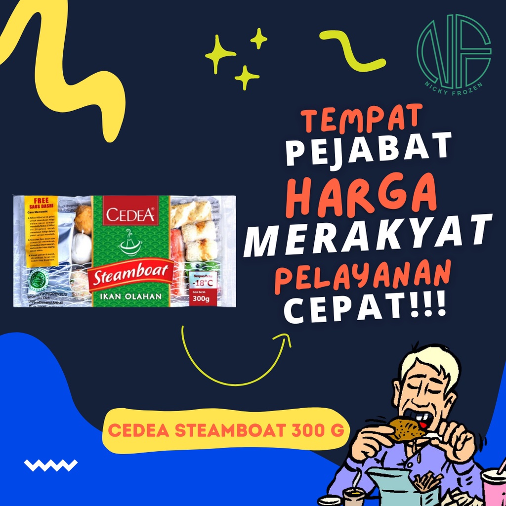

CEDEA STEAMBOAT & TOMYUM 300 GR