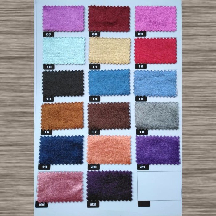 Kain Bludru / Beludru / Velvet Mengkilap - Cansu (Sofa, Jok, Kursi)