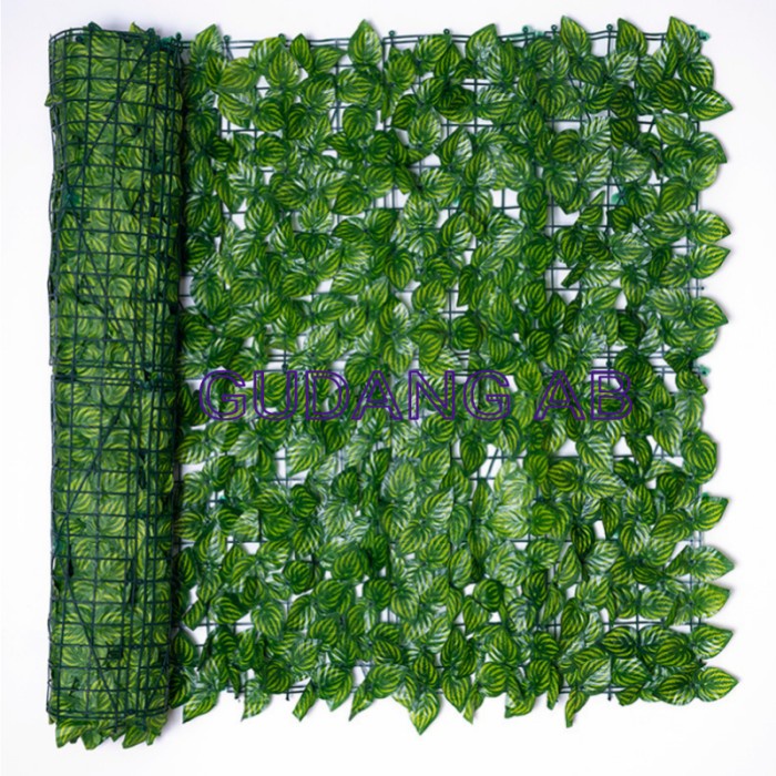 DAUN RAMBAT GULUNGAN PAGAR DAUN PLASTIK HIASAN DINDING DAUN HIAS RUMAH
