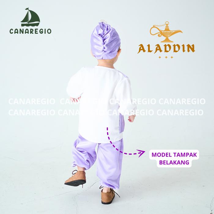 Kostum Aladin Prince Aladdin Putri Yasmine/ Anak Laki laki / Aladin disne