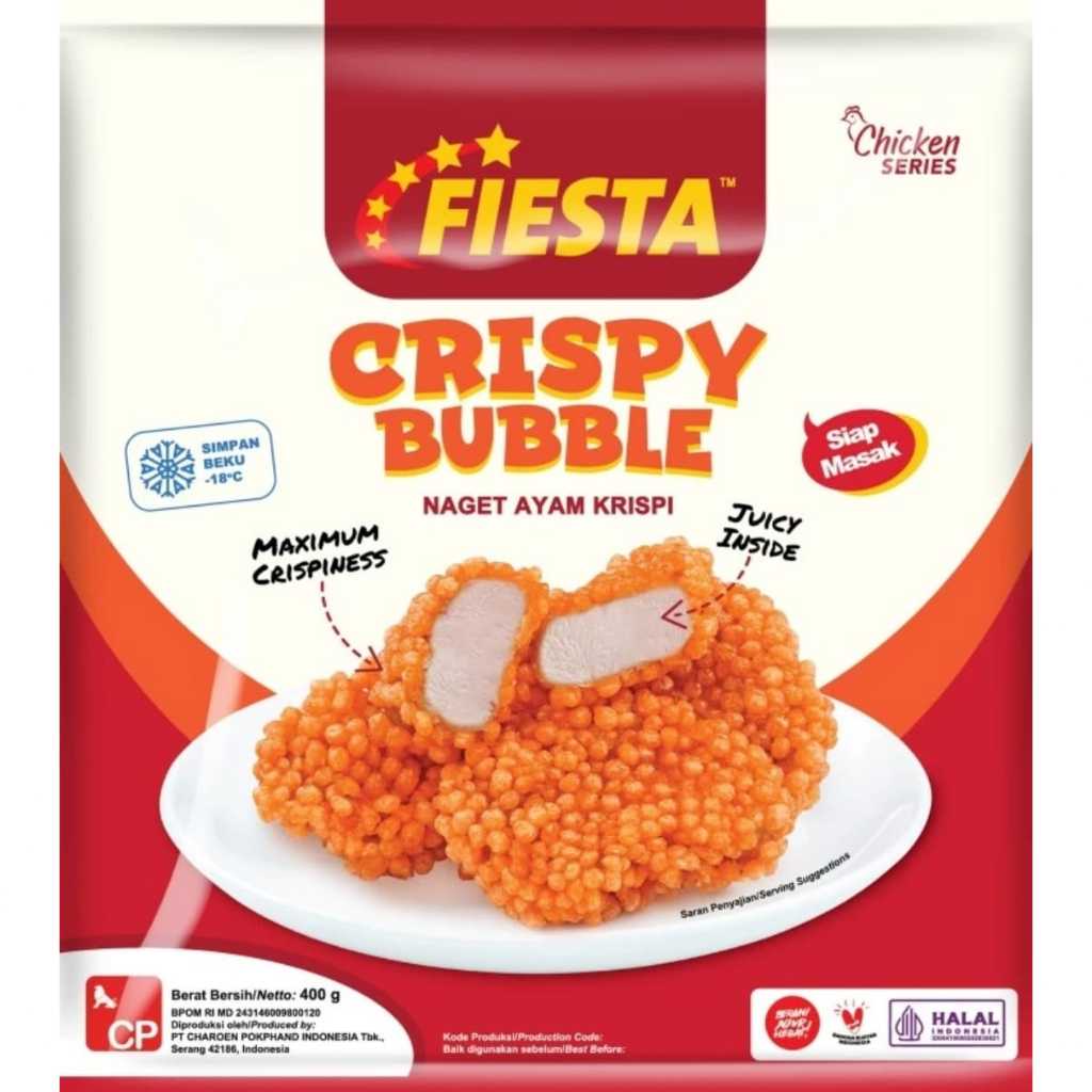 

Fiesta Crispy Bubble 400gram