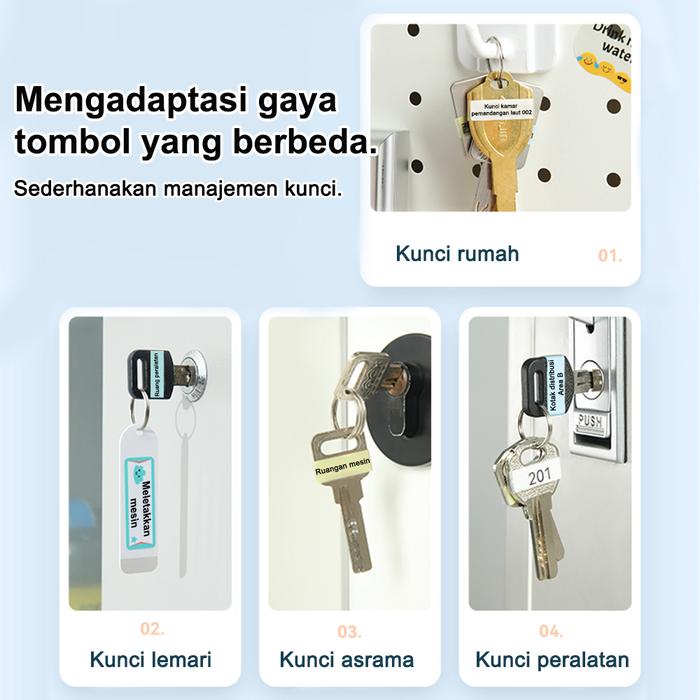 

Kertas Label Kunci untuk Mesin Label NIIMBOT B1/B21/B3S, Kertas Label Termal Berkualitas Tinggi,
