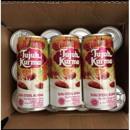 

TUJUH KURMA susu steril 200 ml isi 12 pcs
