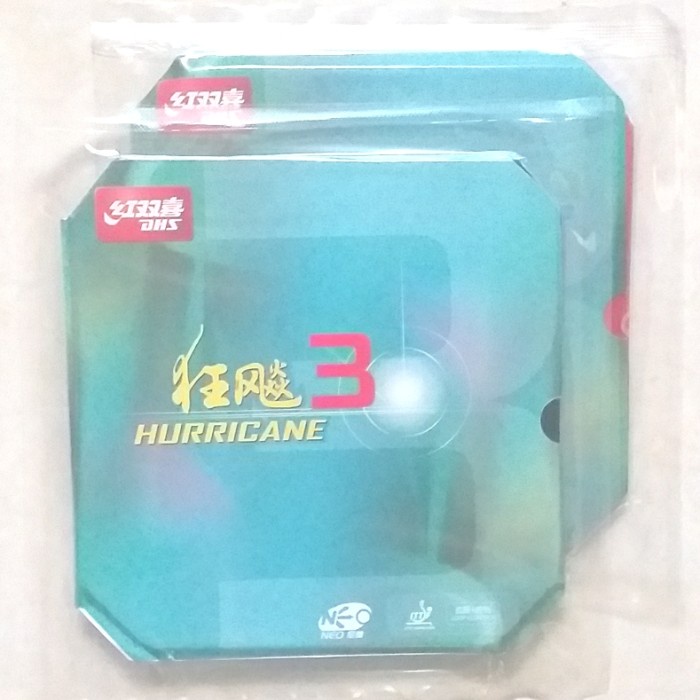 Hurricane 3 Neo Commercial, karet tenis meja best seller dari DHS