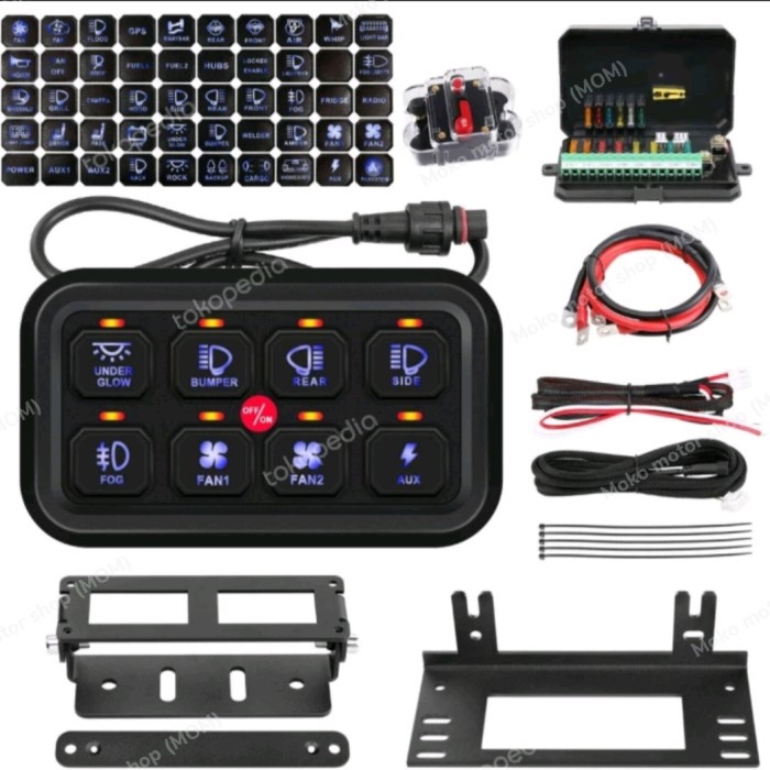 panel swit system 8 gang ASSEMBLY