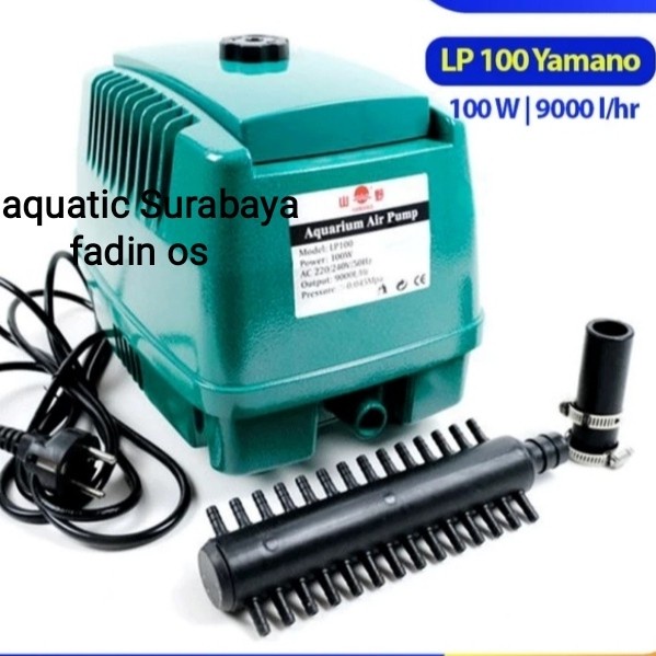 Aerator Udara Air Pump Yamano LP 100 Mesin Gelembung Udara Kolam Ikan