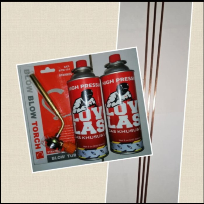 jayaMt- Paket Gas Las torch las dan Kawat las Tembaga , Per