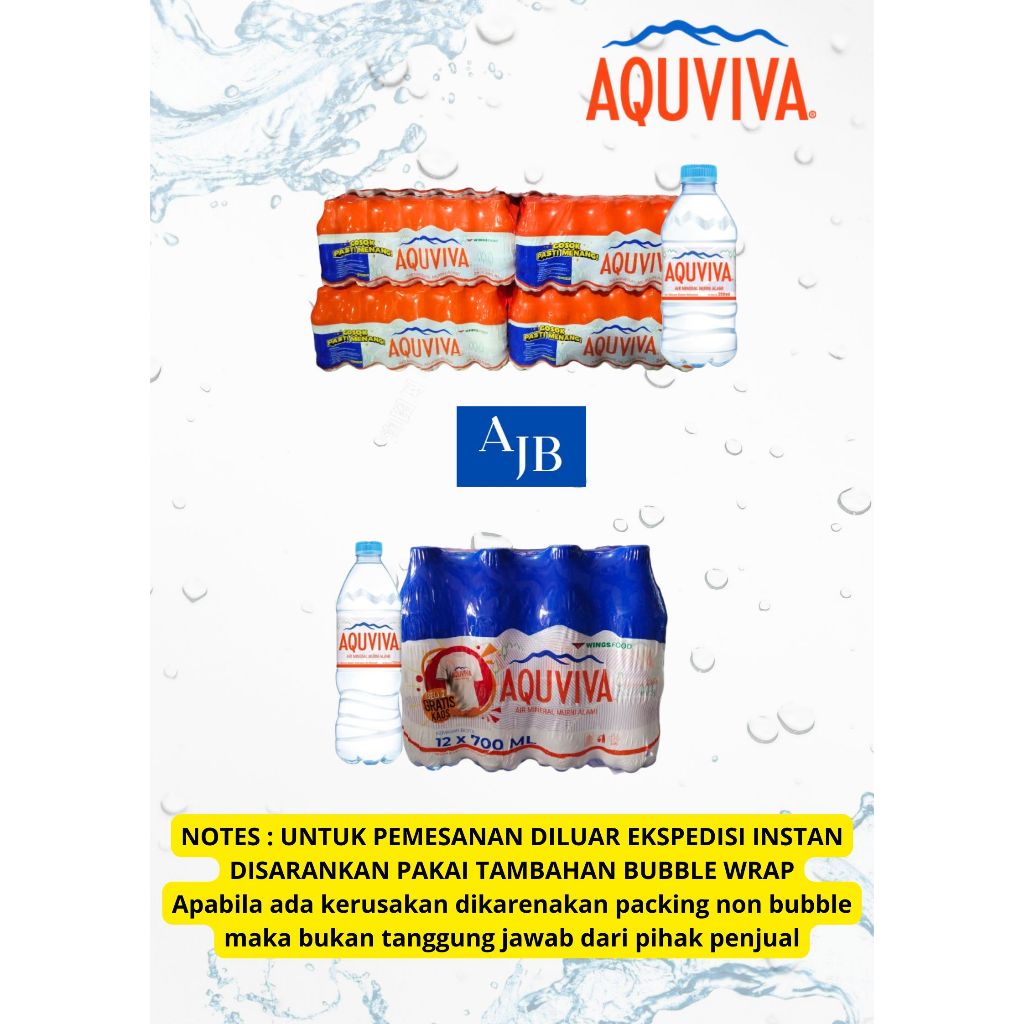 

1 PACK - AQUVIVA AIR MINERAL 250ML (TERDAPAT VOUCHER BERHADIAH) & 700ML & 1,6L (FREE KAOS SETIAP