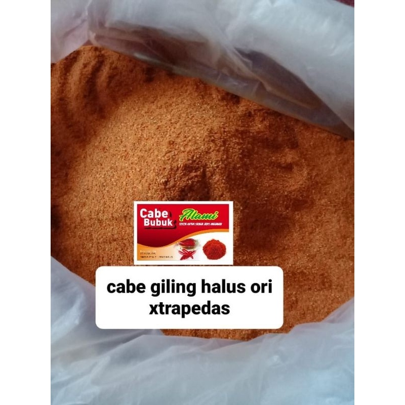 

500grm Cabe Bubuk Halus Dan Kasar Extra Pedas [ Alami ]