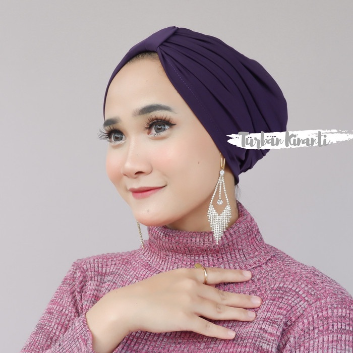 Yuksist- Turban Instan Polos Jersey Korea/Turban Dewasa/Turban Instan