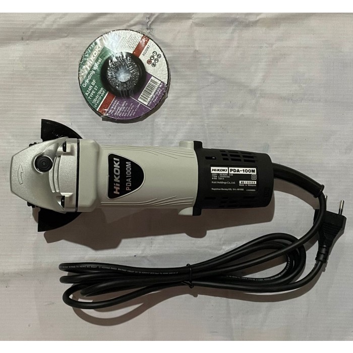 Hikoki PDA-100M Mesin Gerinda Tangan 100mm 4Inch / Angle Grinder 100mm 4Inch