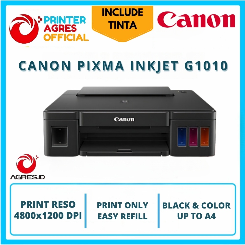 [FREE TINTA] Printer Canon PIXMA G1010 (Ink Tank System)