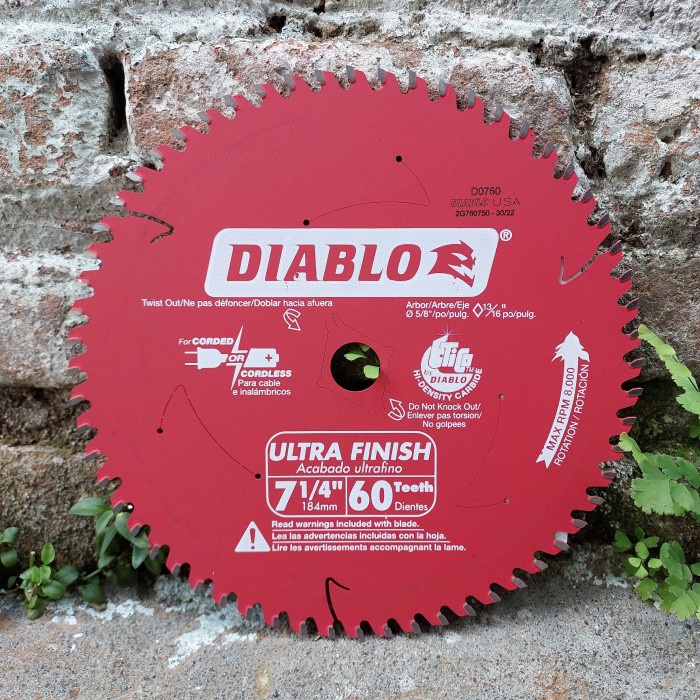 Mata gergaji circular Freud D0760A Diablo 7 Inch 60T ATB