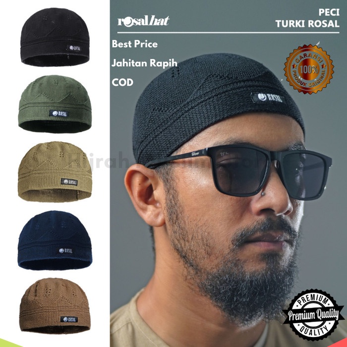 Yuksist- Peci Turki - Peci Rajut Turki Rosal - Peci solat/sholat/shalat