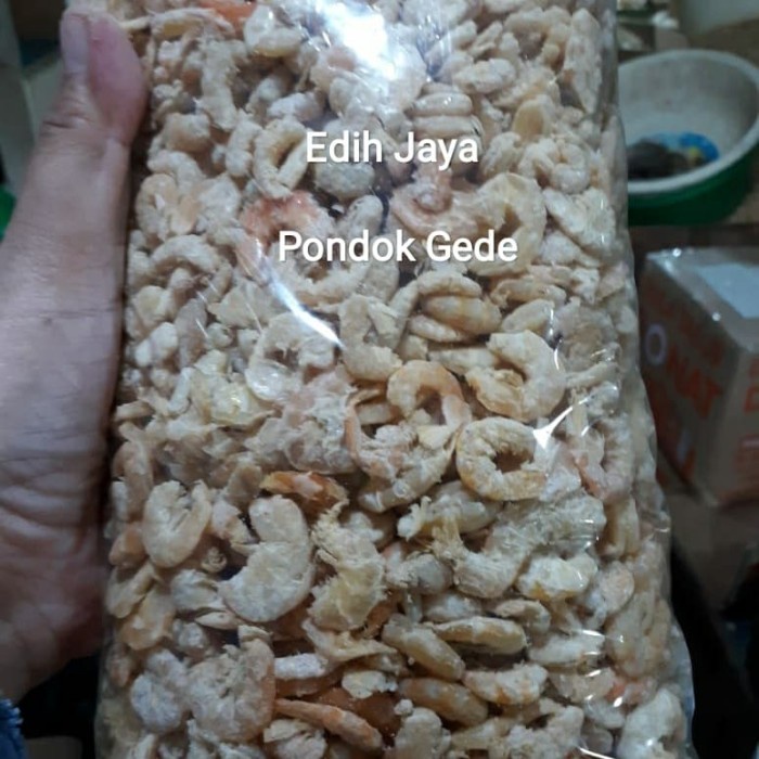 

Udang Kering Ebi Daging Tanpa Kulit dan tanpa pewarna 1 Kg