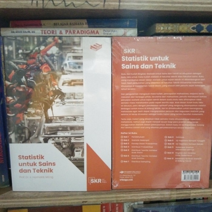 

SALE !!! SKR STATISTIK UNTUK SAINS DAN TEKNIK- HARINALDI READYY