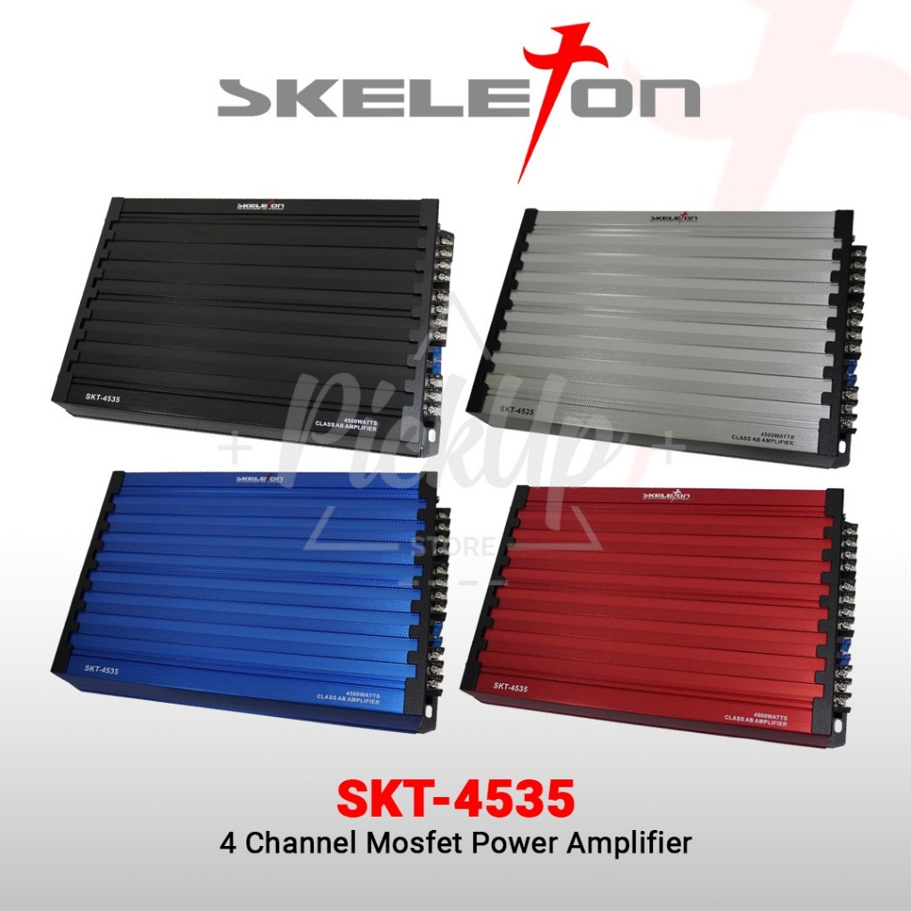 POWER AMPLIFIER MOBIL 4 CHANEL SKELETON 4535