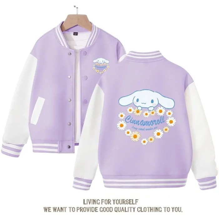 Cinnamoroll Sanr Cute Cartoon Kawaii Anime Woman Jacket Spring
