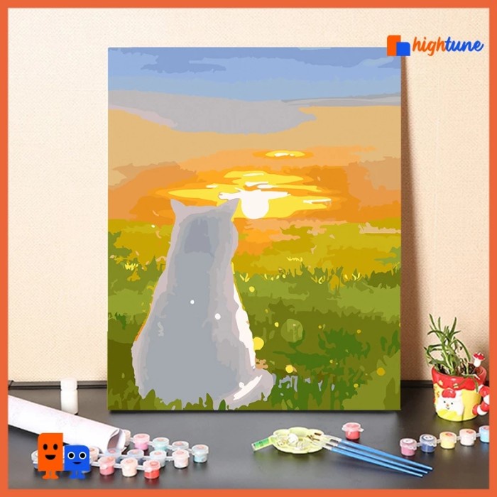 

Hightune Paint By Number 30X40 Painting Kit Canvas Paint Kit Digital Aesthetic Kanvas Lukis New