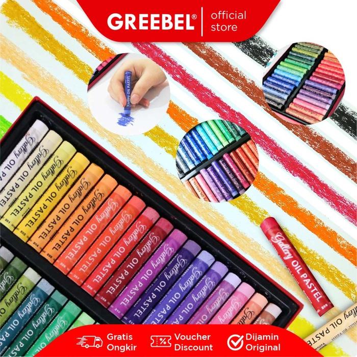 

Greebel Crayon Artist Oil Pastel 36 Warna Promo