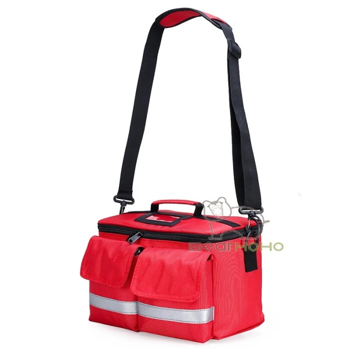 Empty First Aid Kit Outdoor Rescue satchel Large Capacity Camping