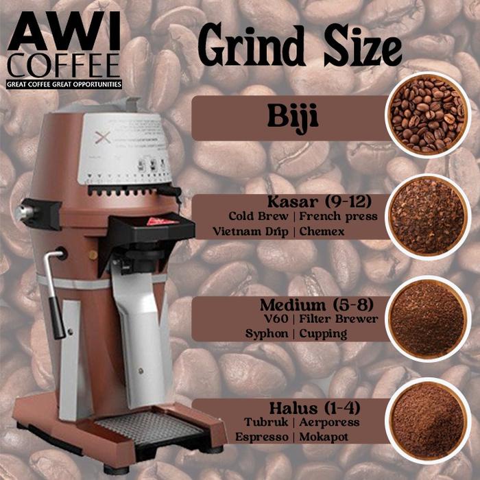 

Awi Coffee Mandheling Bintang 250G Biji Arabica Roasted Coffee Beans Natural Process Specialty Good