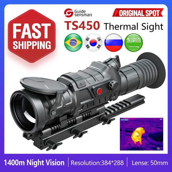 Guide TS450 Thermal Imaging for Hunting Monocular Thermal Scope Sight